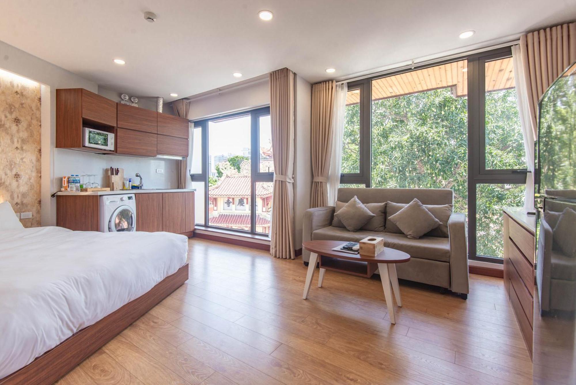 มูน เวสต์ เลค เซอร์วิซ อพาร์ตเมนต์ Apartment ฮานอย ภายนอก รูปภาพ