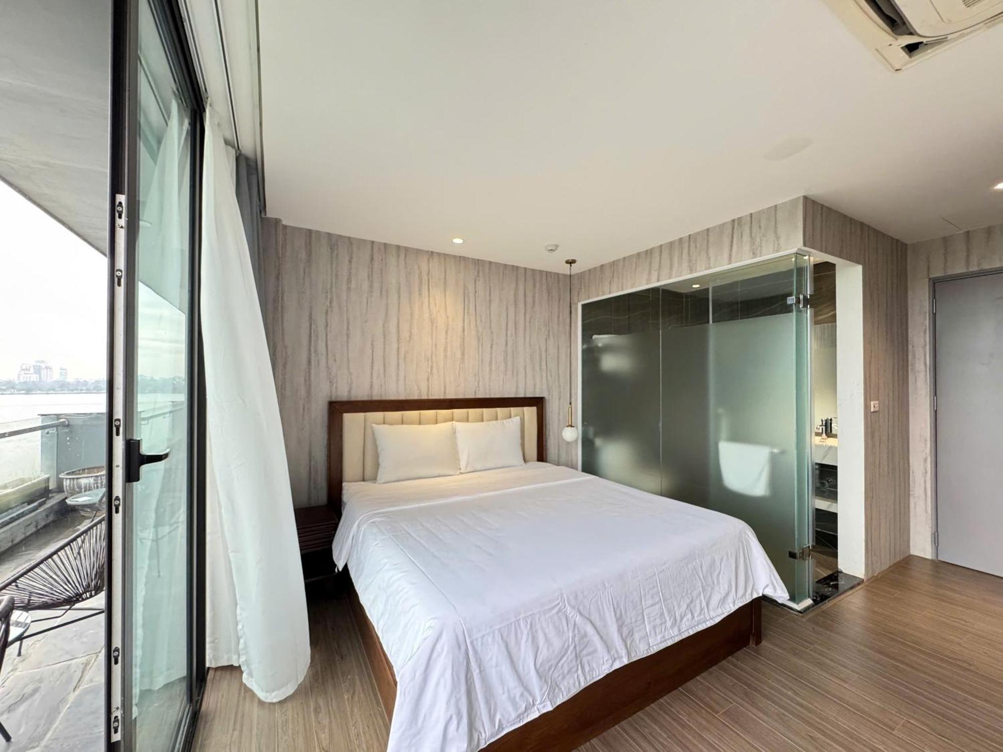 มูน เวสต์ เลค เซอร์วิซ อพาร์ตเมนต์ Apartment ฮานอย ภายนอก รูปภาพ